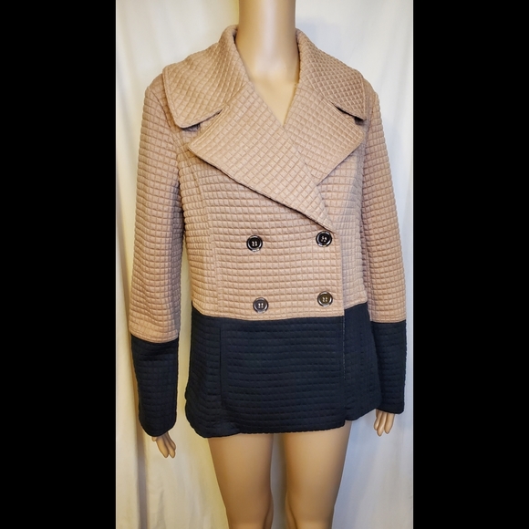 THML Quilted Color Block Jacket Large - Picture 2 of 10